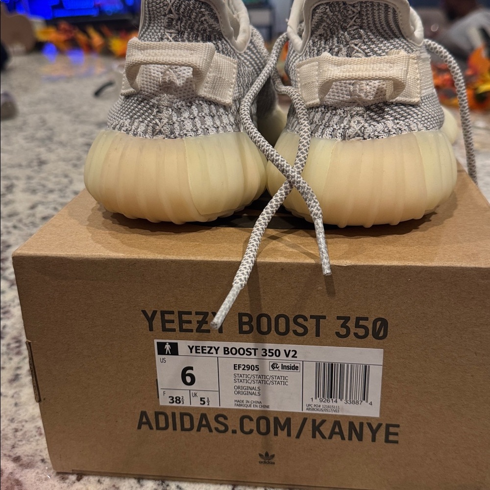 Yeezy Boost 350 V2 Static Gray and Cream Shoes